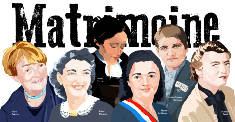 Illustration reprenant la mise en avant du matrimoine du pays de Quimperlé.