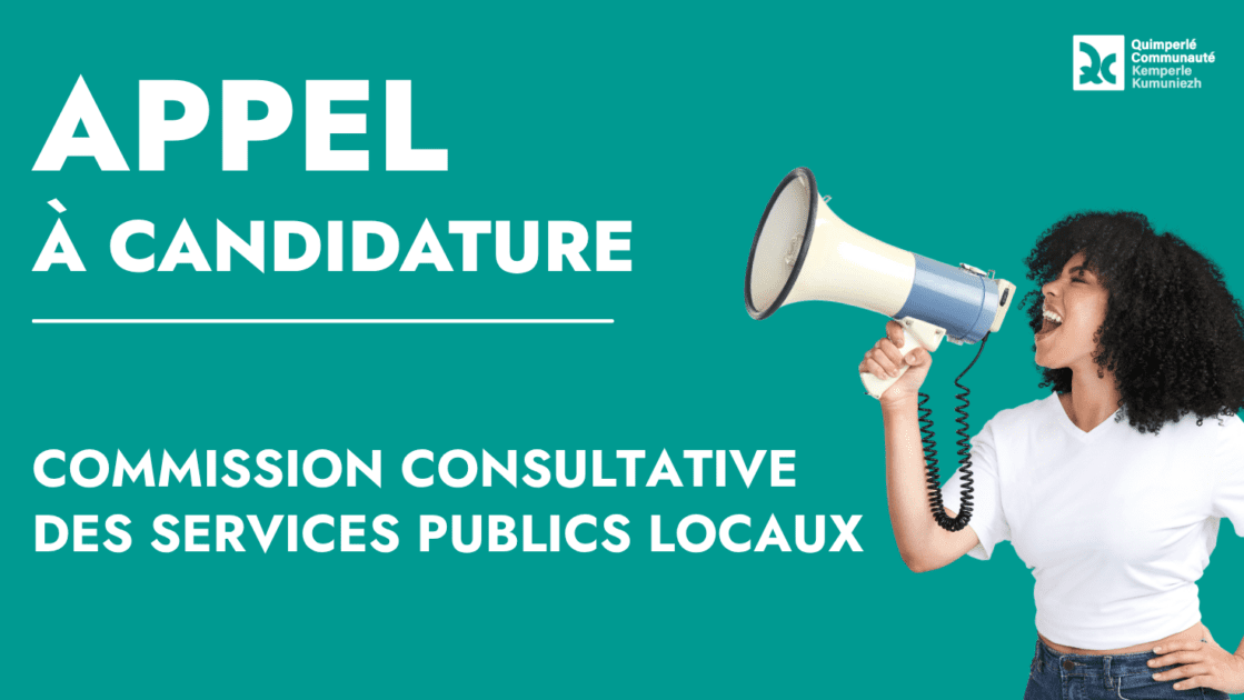Appel à candidature - Commission consultative des services publics locaux