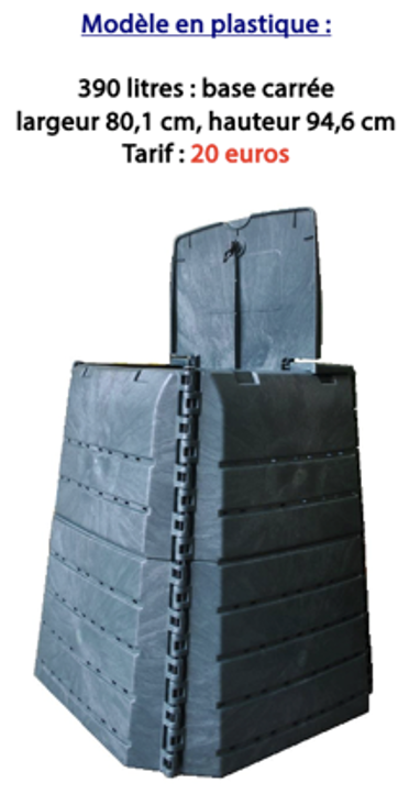 Composteur plastique