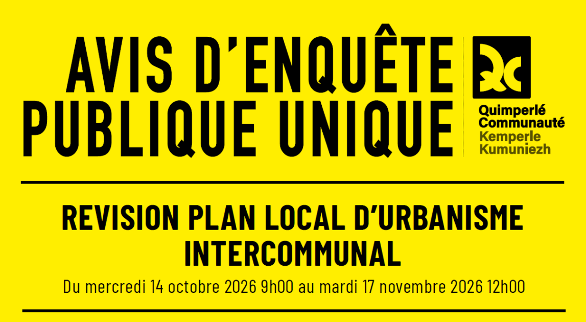 Avis d'enquête publique unique